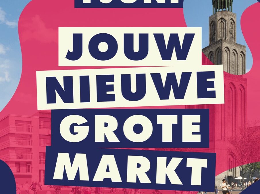 De Grote Markt is klaar: zaterdag 1 juni grote viering