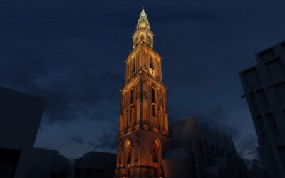 Nieuwe verlichting voor binnenstad en Martinitoren
