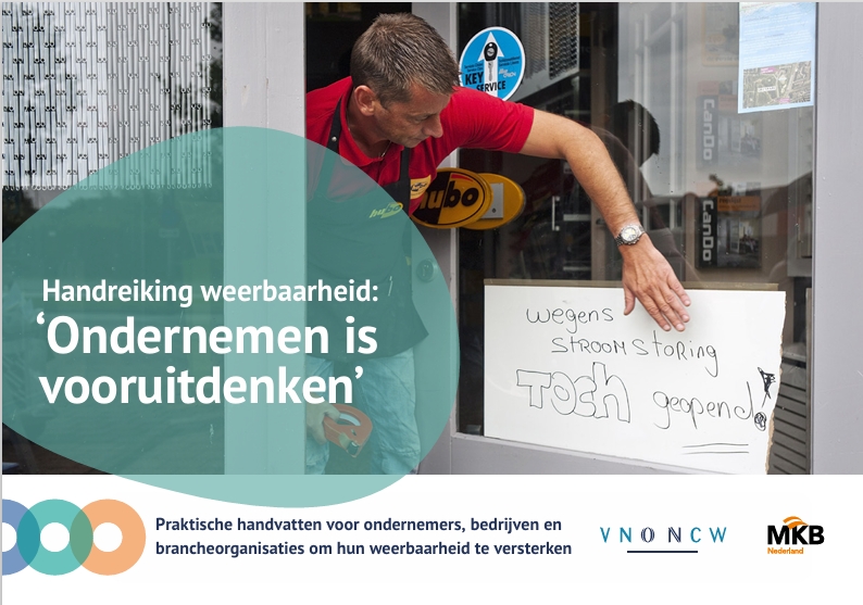 Ondernemen is vooruitdenken weerbaarheid