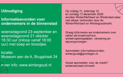 Uitnodiging: Informatieavonden voor ondernemers in de binnenstad